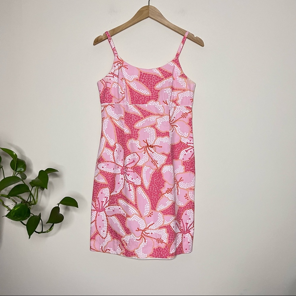 Lilly Pulitzer Pink Floral Dress